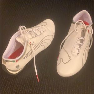 Special edition puma Ferrari shoes white
